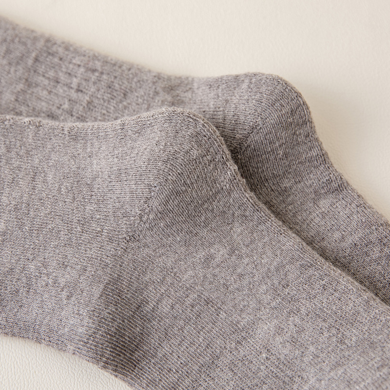 Socks children in autumn and winter, knee length warmth, anti slip, thickened plush loop, thick leg for women's long_voghion.com