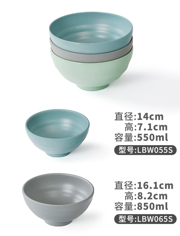 北欧风餐具密胺面碗塑料大碗仿瓷大汤碗面馆汤粉汤面麻辣烫碗商用详情11
