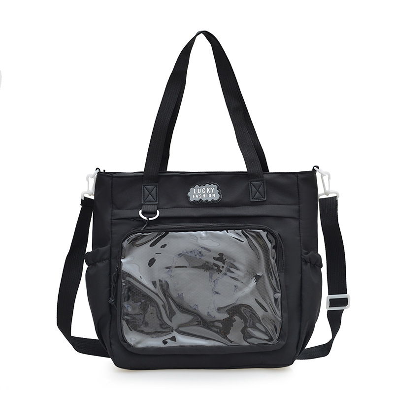 Ins College Style Soft Girl Literature and Art Scholarship Bag de gran capacidad, bolsas de dolor, bolsas de hombro japonesas, bolsas de empalme de color, bolsas de mochila