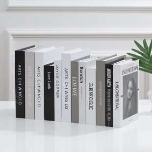 Fake Book Modern Simple Soft Book Decoration Ornaments Photography Props Model Model Room Simulation Office Area