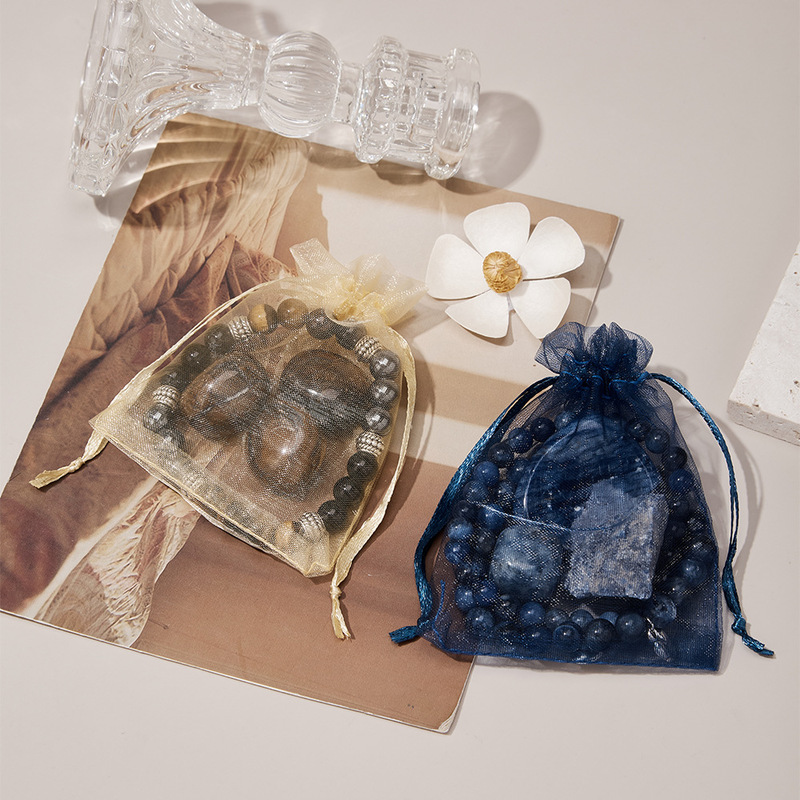 Cross-border Explosive Natural Stone Organza Packaging Combination suit Natural Stone Bracelet Niche Gentle Bracelet Cross-border Explosive Natural Stone Organza Packaging Combination suit Natural Stone Bracelet Niche Gentle Bracelet
