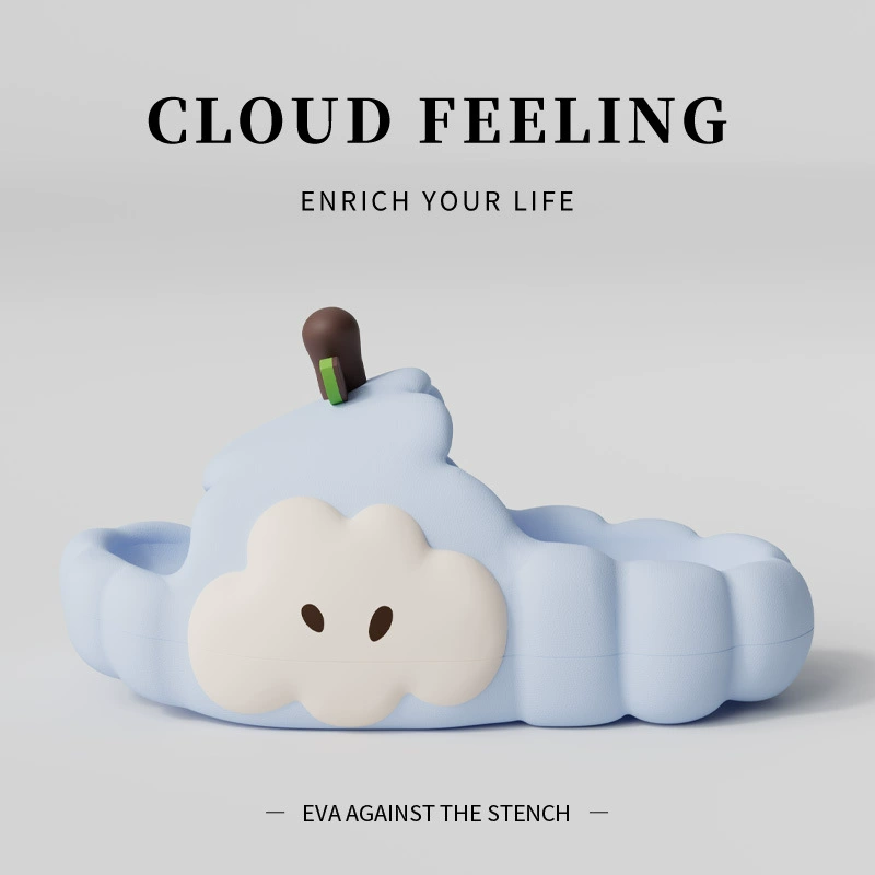 Женские летние тапочки, которые кажутся как дерьмо, 2025 новый стиль интернет-знаменитостей, модные нескользящие сандалии на толстой подошве с милым мультяшным дизайном для мужчин