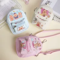 Детский маленький кошелек, полиестеровый мультфильм милый школьный рюкзак для раннего возраста