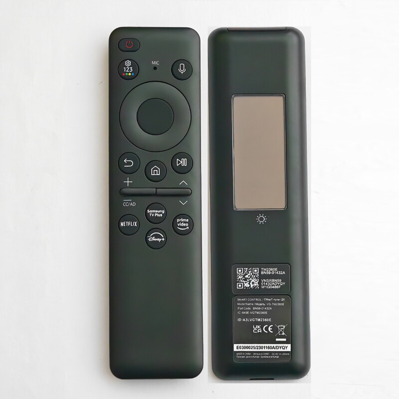 Samsung ソーラー Bluetooth 音声テレビリモコン BN59-01432A 新しいアップグレード版に最適|undefined