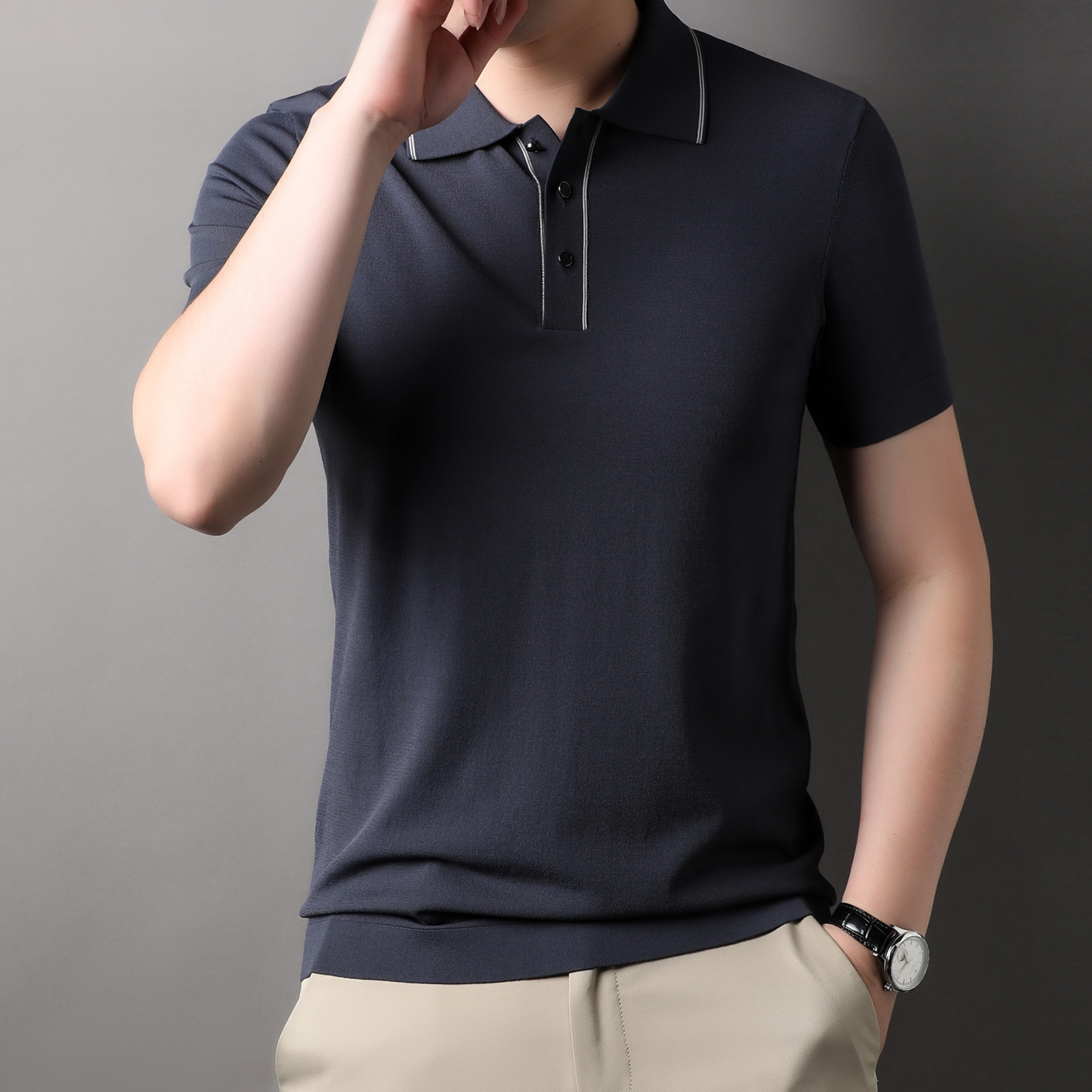 C6628 1620K ÁO THUN NAM YUPTYLO MÙA HÈ TRUNG NIÊN KÍN CỔ THỜI TRANG NAM G05 SẢN PHẨM MỚI