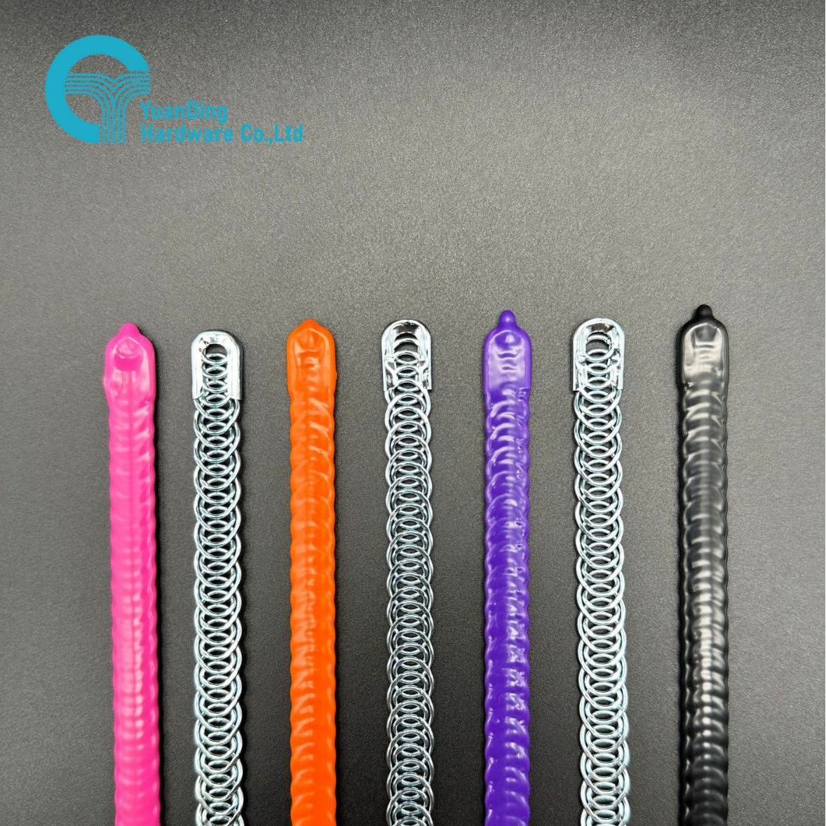 厂家彩色浸胶鱼鳞骨运动护膝支撑弹簧条防锈防露出护膝配件支撑条