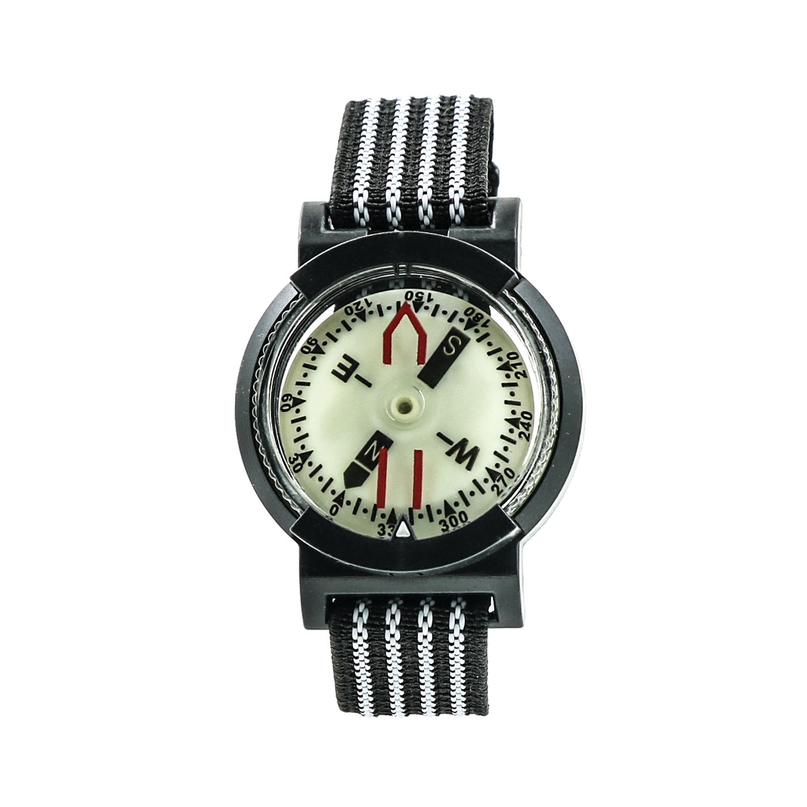 Ebay Amazon buceo al aire libre especial brújula magnética fuerte reloj de pulsera tipo aguja Correa luminosa gran cantidad en stock