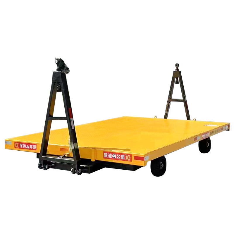 销售20吨30吨平板车 叉车牵引平板拖车 40吨50吨车间搬运车