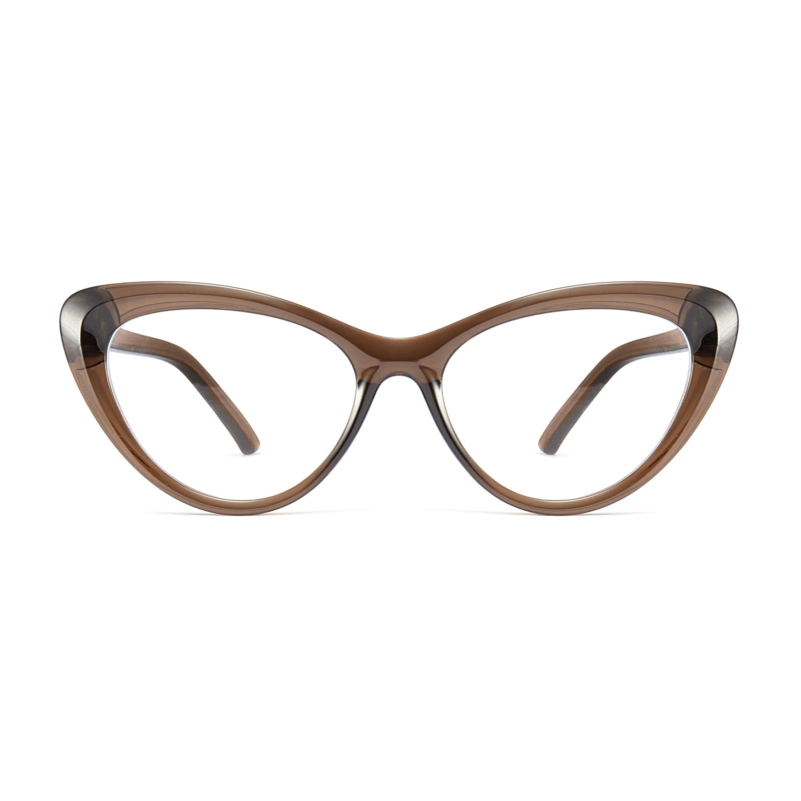 American Ice Tea Red Ojos de gato rojos Marcos de gafas de cara simple transfronterizos Europa y América para levantar la cara en segundos para mejorar la cara delgada