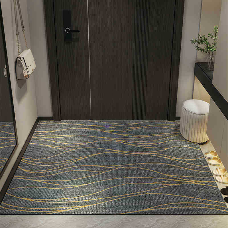 Alfombra de puerta de entrada 2024 nueva alfombra de puerta de entrada de alto nivel antideslizante alfombra de puerta exterior alfombra de puerta