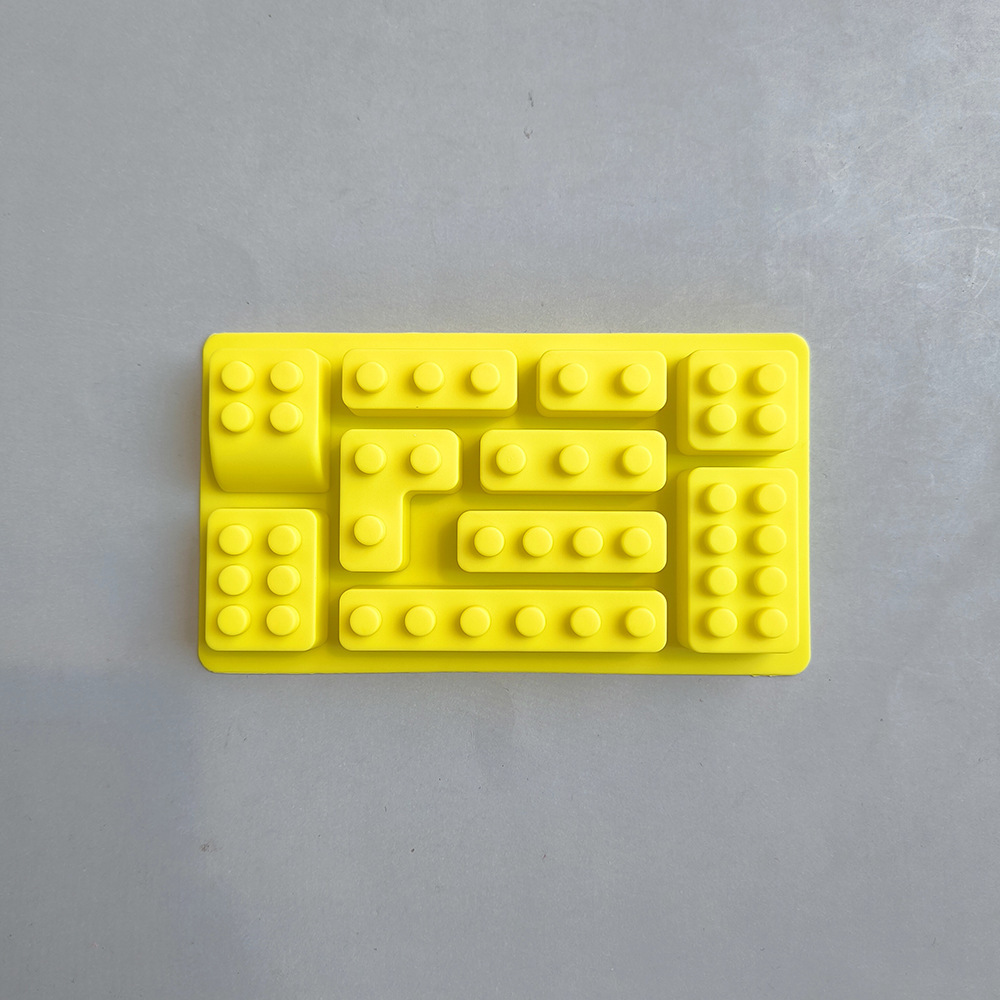 10 bloques de silicona molde de hielo molde de pastel creativo DIY dulces galletas molde de chocolate para hornear 709