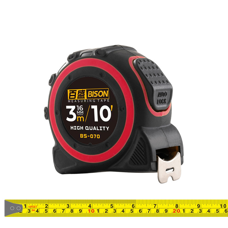 Fábrica personalizada mayorista comercio exterior transfronterizo cinta de acero de pulgadas 3 - 5 metros ingeniería anti-caída auto-bloqueo de espesamiento de alta precisión