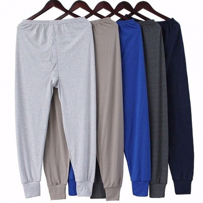 Middle and old age Long johns Stall wholesale man Warm pants Plush thickening Line pants Thin section singleton Add fertilizer Elastic force