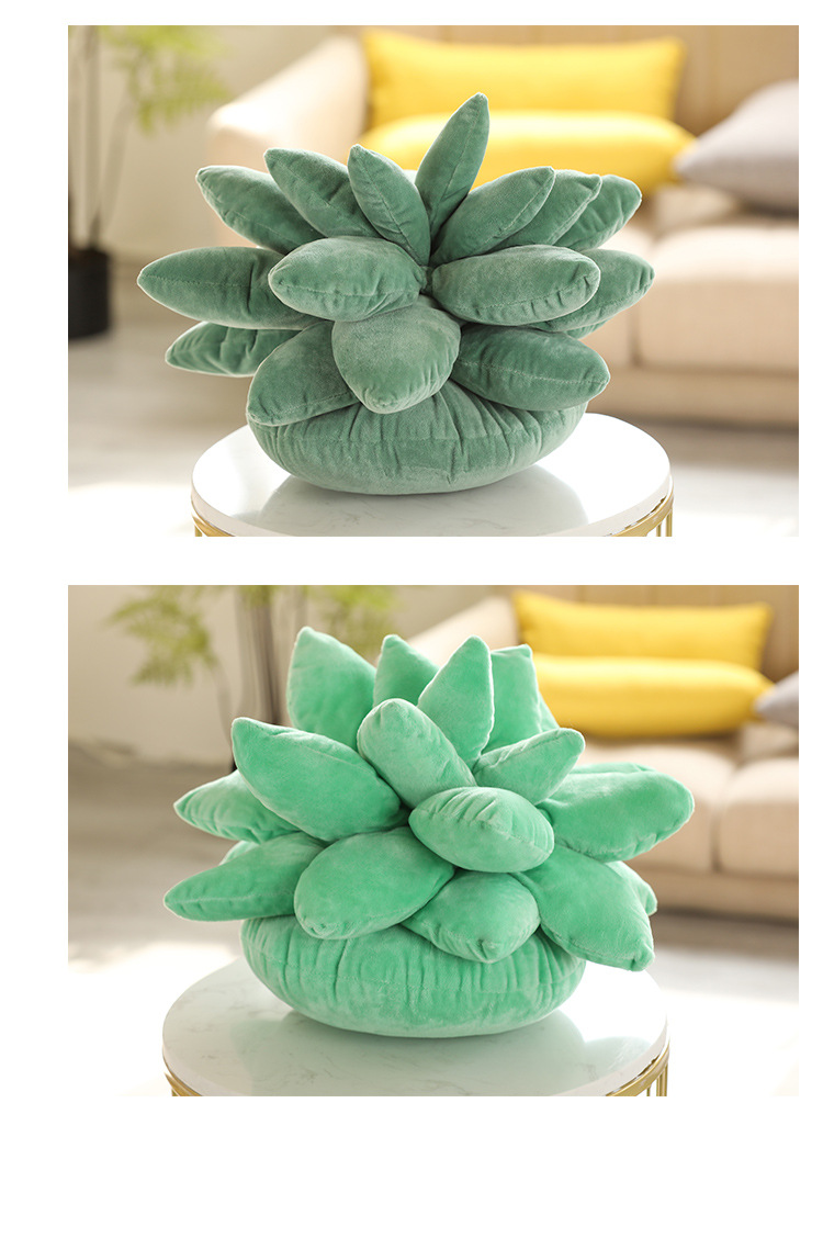 Mignon Simulation Plante Succulente En Peluche Oreiller Enfants De Jouet display picture 3