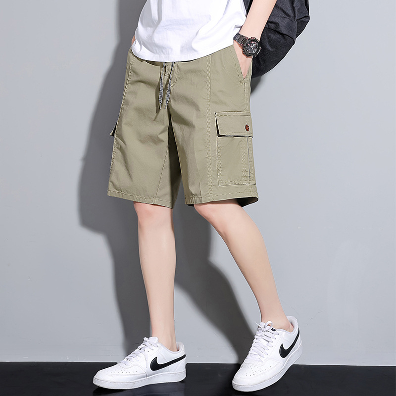 Live Broadcast Popular Shorts Men's Summer Thin Overalls for Outdoor Sports Running Breathable Large Size Men's Shorts