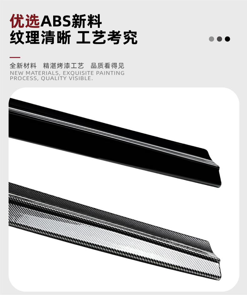Side Skirts Body Kit for Mercedes-Benz A-Class W176 CLA C117 AMG 2013-2018