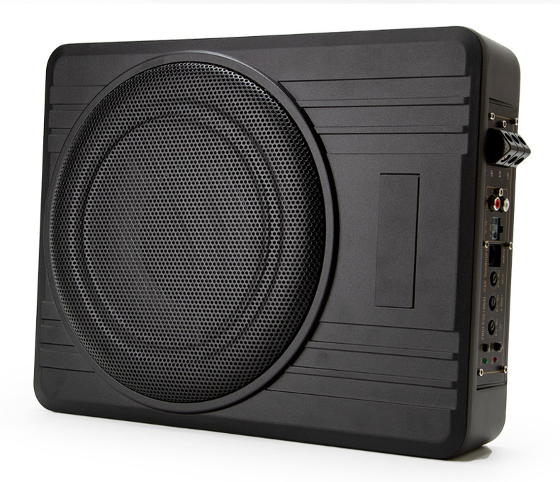 Factory Wholesale Car Audio Speakers, Super Bass Speakers, Modified 12V Seat-Mounted 10-Inch Active Subwoofer