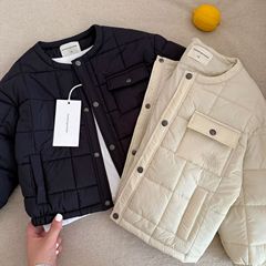 儿童加厚风衣2025冬款外套女童棉服男童棒球棉服童装外套冬现货