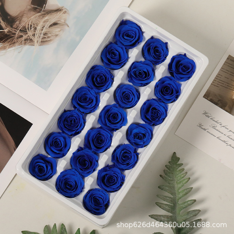 Flores inmortales Grado B 2 - 3cm rosas pequeñas flores frescas flores secas rosas DIY oso unicornio regalos de boda