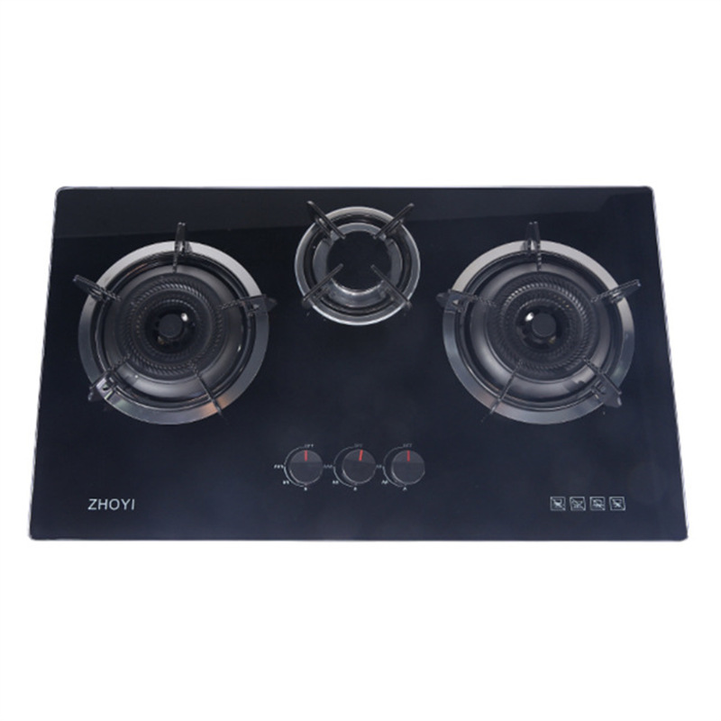 Exportación de comercio exterior estufas de gas estufas domésticas estufas de fuego rápido de doble propósito cocina y baño estufas de gas de vidrio temperado suministro de fábrica