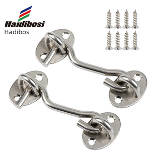 Stainless steel black wind hook thick old -fashioned window hook accessories door and window hook hook hook hook hook wind hook hardware wholesale