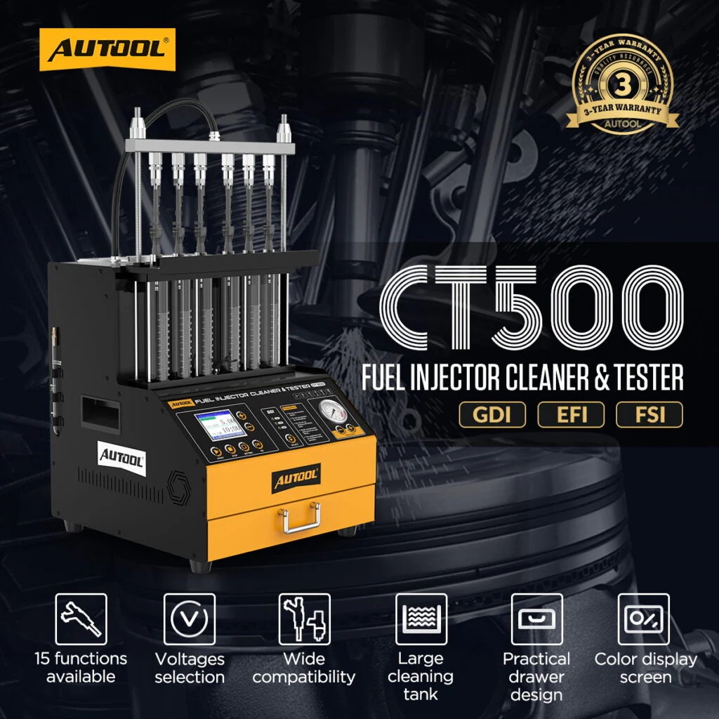 Limpiador y Probador de Inyectores GDI CT500 para Automóviles