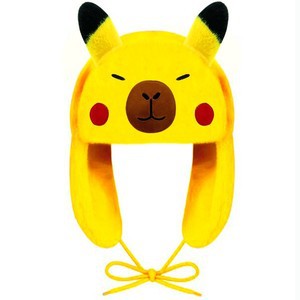 Fábrica de venta directa de otoño y invierno gorra de dibujos animados espesa para hombres y mujeres lindos gorra de protección de oídos caliente gorra de pelo frío gorra