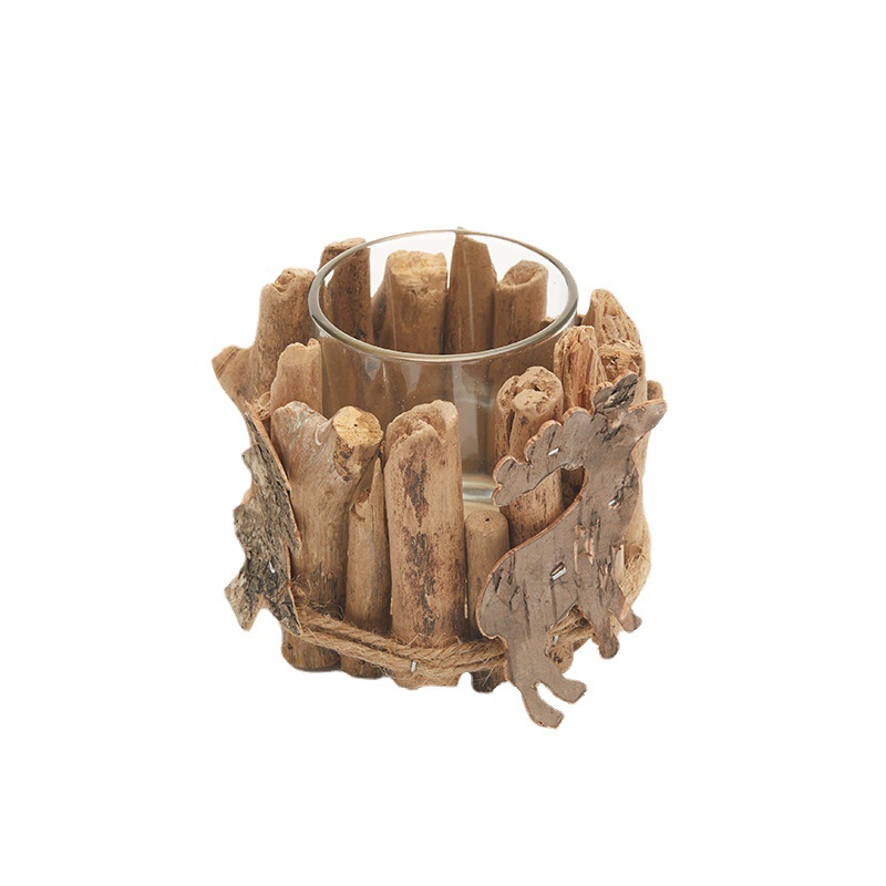 Muebles de madera candelabrera decoración