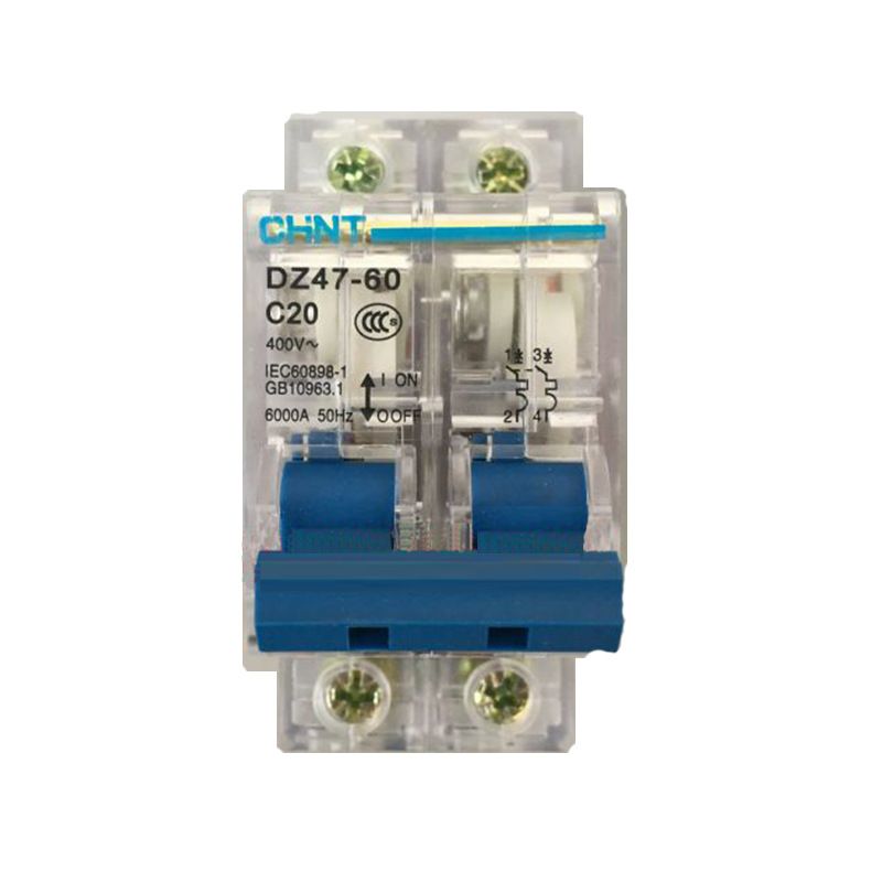 正泰电器 DZ47 微型断路器 透明 DZ47-60 2P C32 6kA 透明外壳