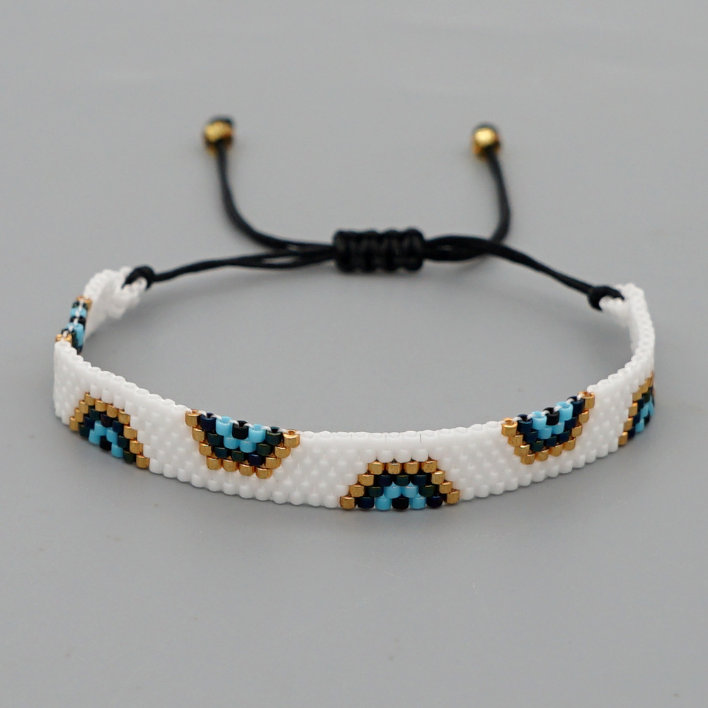 Böhmisch Blaue Augen Miyuki Perlen Armband display picture 4