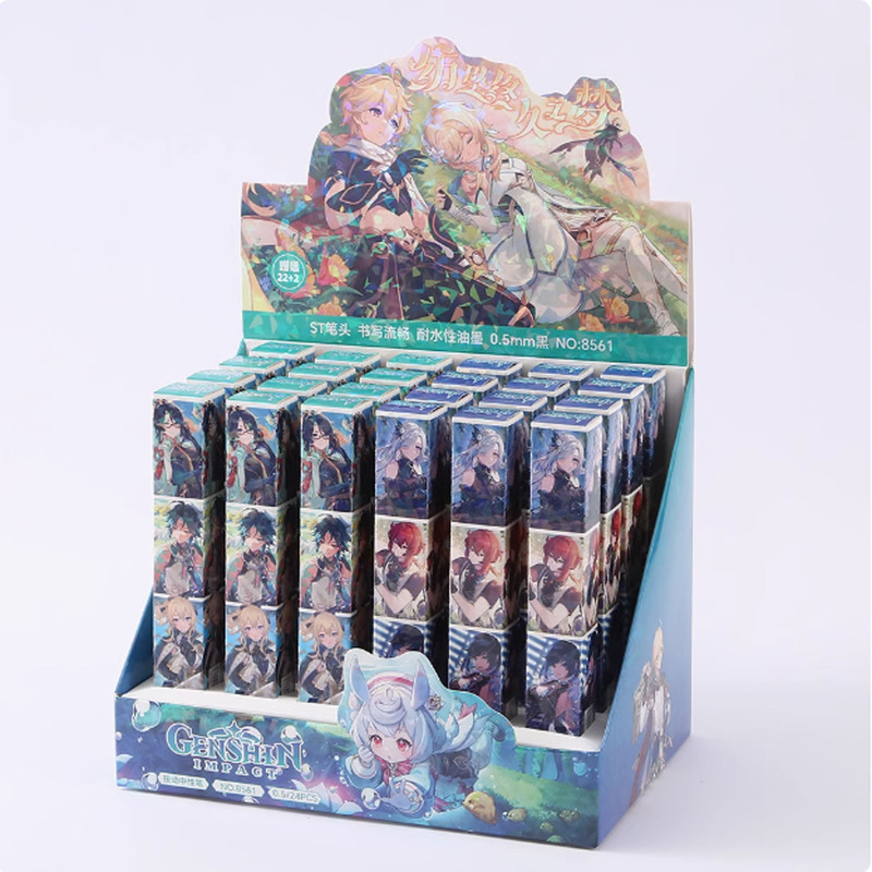 新款猫和老鼠盲盒笔卡通高颜值汤姆杰瑞签字笔书写顺畅按动中性笔|undefined