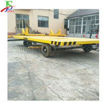 大型重型货物平板拖车 牵引式运输车 港口仓库拖板工具车
