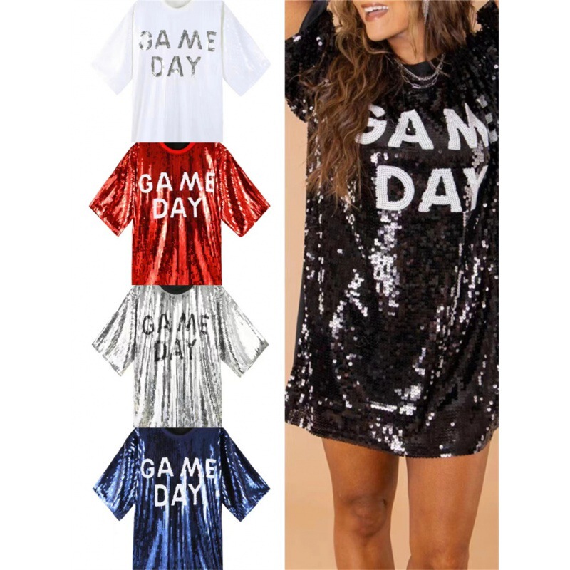 In-Stock Supply 2026 European Festival Clothing New Style Heavy-Duty Sparkling Stage Nightclub Loose Plus-Size T-Shirt for Women In-Stock Supply 2026 European Festival Clothing New Style Heavy-Duty Sparkling Stage Nightclub Loose Plus-Size T-Shirt for Women