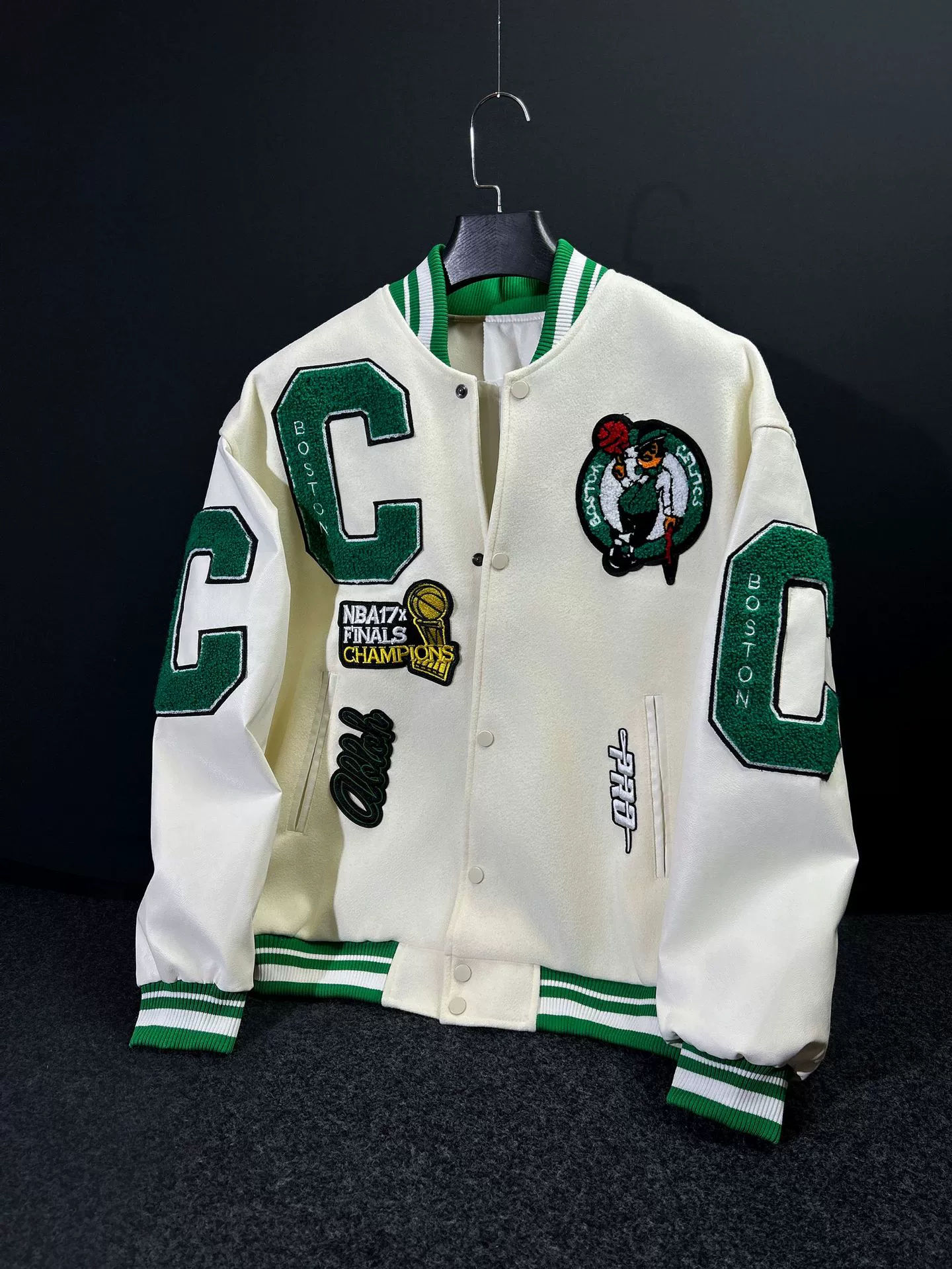 Retro jacket, towel, American style, oversize, for beloved