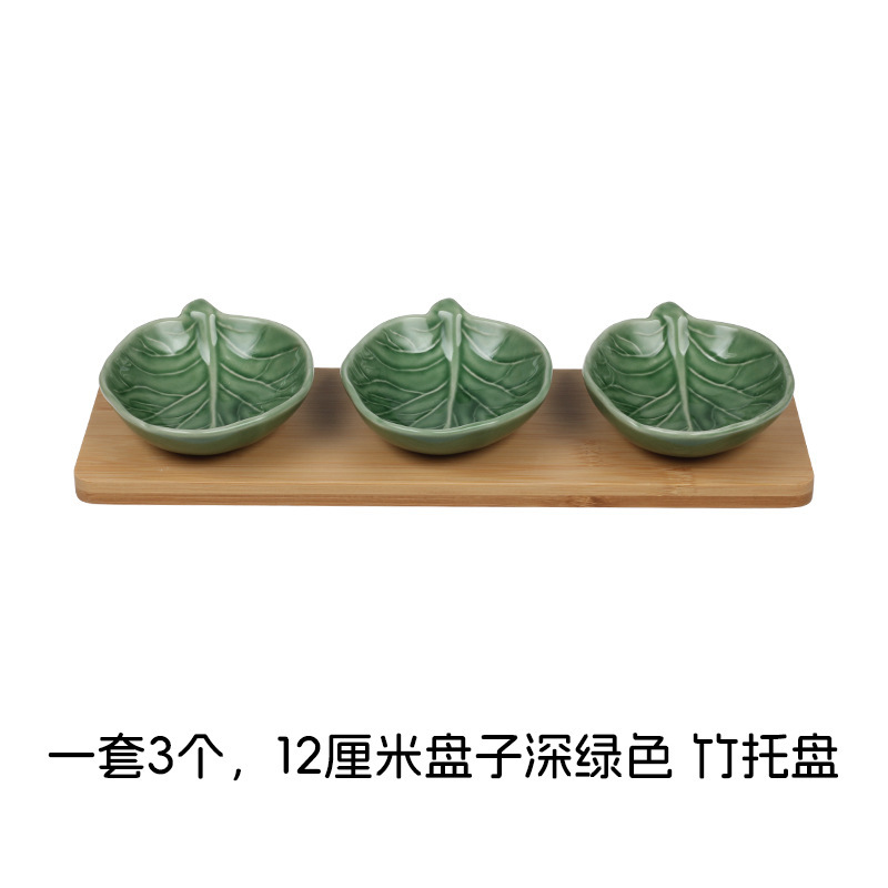 工場直送の色釉セラミック工芸品、牧歌的なスタイル、新鮮でキュートな子供用ボウル、皿、カップ、野菜セラミック食器セット|undefined