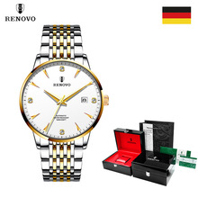 德国正品RENOVO罗诺威商务简约潮流手表男士全自动机械表