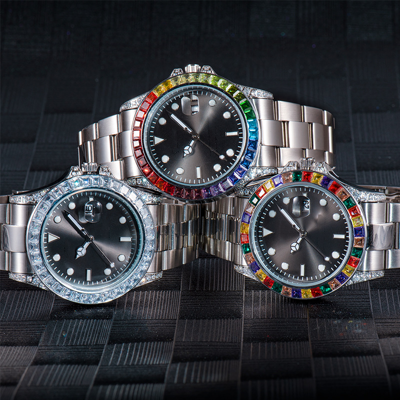150g Weight Tempered Glass Mirror Material Stainless Steel Strap Material Watch Classification Pointer Display Type Folding Buckle Buckle Style Round Dial Shape Holiday, Street Occasion Quartz Movement Solid Color Pattern Men's Gender Business Style Business Solid Color Folding Buckle Quartz Watch Men's Watches 无