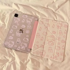 iPadY折平板保护壳卡通可爱适用于Air11M3/A16/10th/Air1/2/4/5th