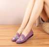 Summer breathable trend slip-ons for mother for leisure, soft sole