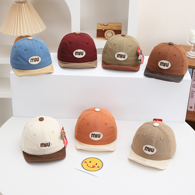 Sombreros para bebés primavera y otoño sombreros para bebés gorras de pato gorras para hombres y mujeres gorras de bisela gorras de béisbol para niños pequeños meses 2025 nuevo