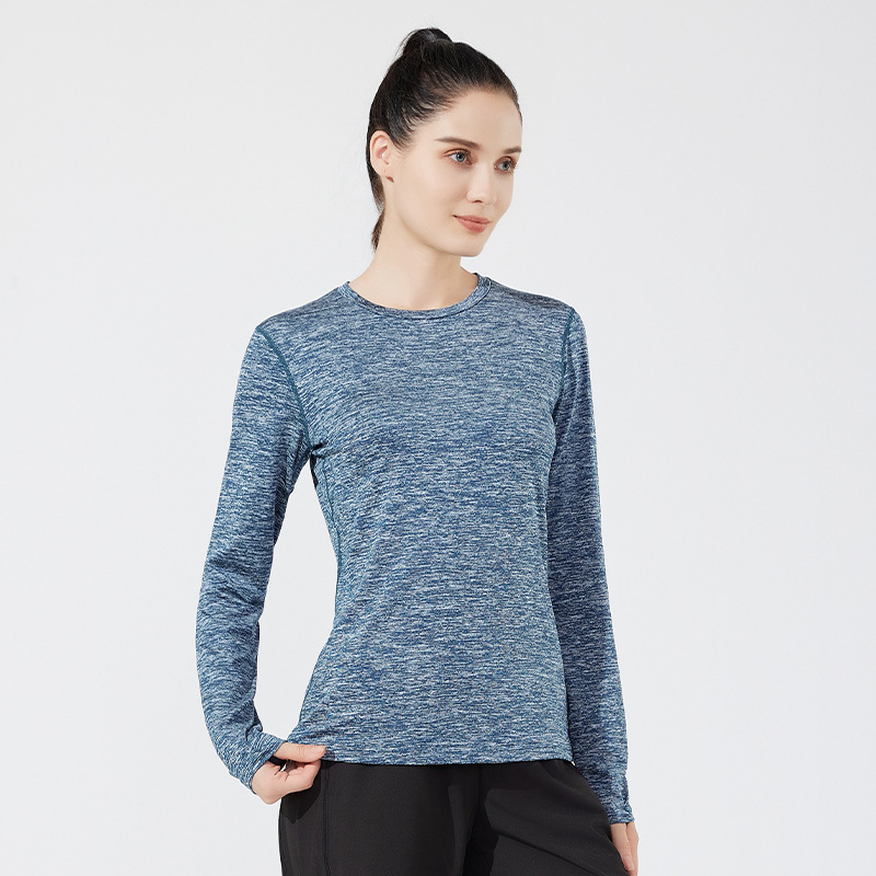 2026 nuevas camisetas de manga larga de primavera suéteres masculinos y femeninos entrenamiento de fitness y carrera blusa de ocio relajado
