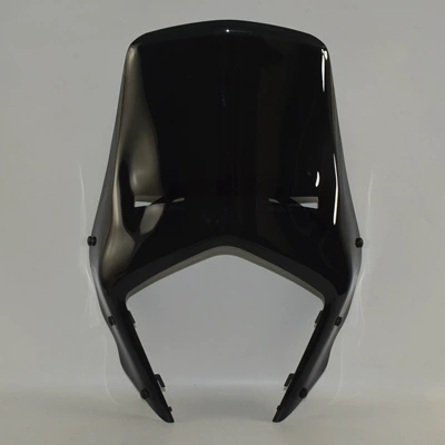 Suitable for KTM 390 790 890 ADV modified motorcycle front windshield windshield windshield mirror (Motorcycle front windshield) - smoky-black