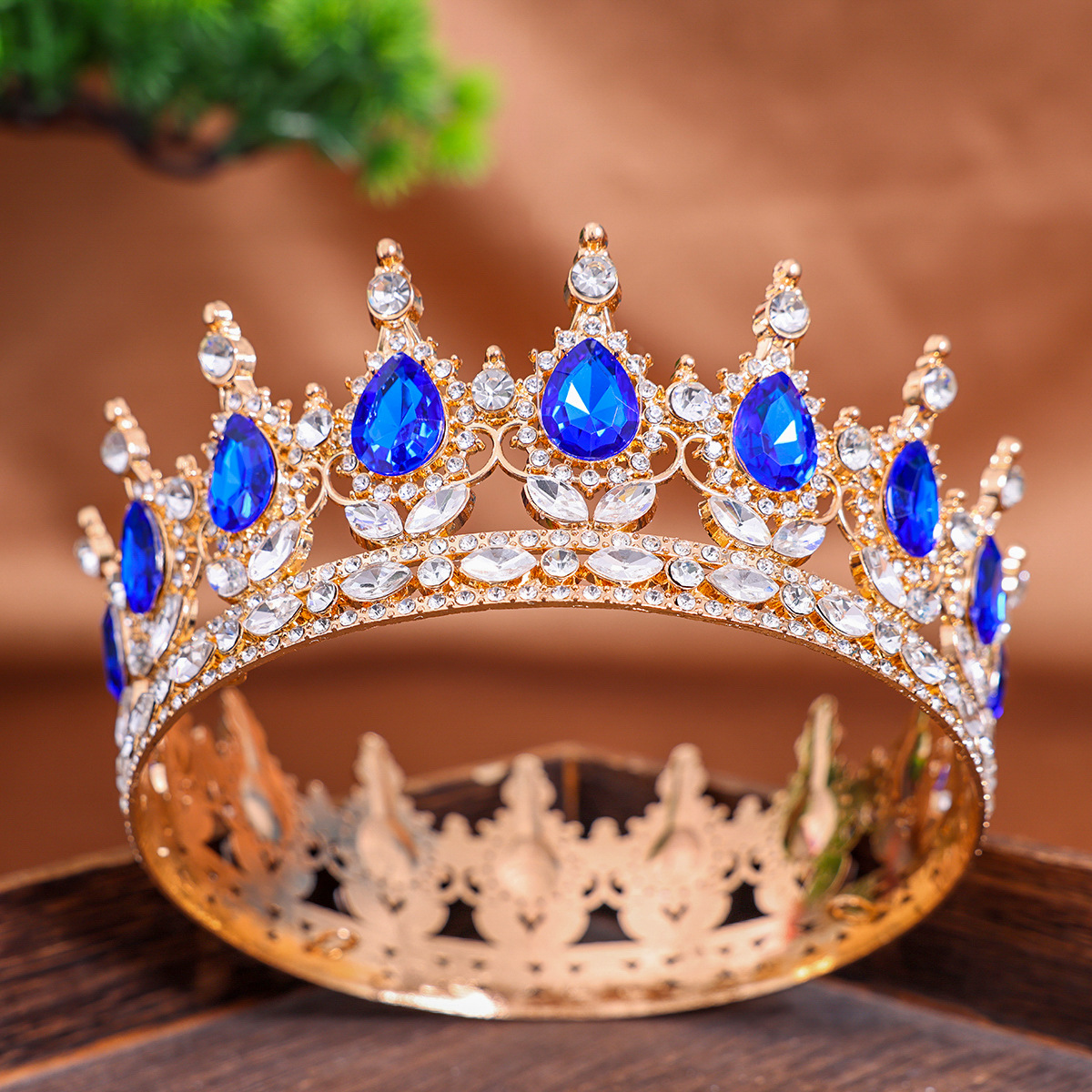 [Pequeño lote personalizado] Halloween Cross-Border Crown Headband Wedding Crown Accessories Crown