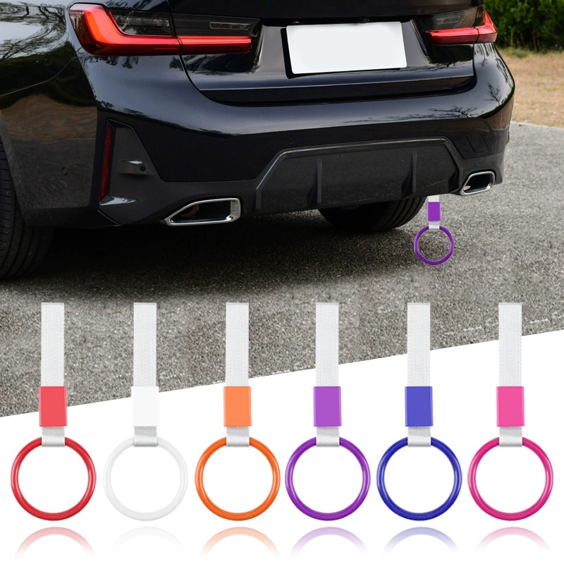 Модификация автомобиля, декоративный крюк для прицепа, тянущее кольцо для автобуса, декоративное тянущее кольцо для автомобиля, универсальное кольцо для прицепа из АБС-пластика