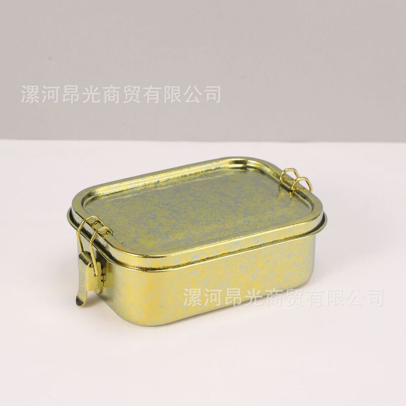昂光纯钛饭盒学生餐盒便当盒打饭盒便携便当盒户外可明火加热煮饭|undefined