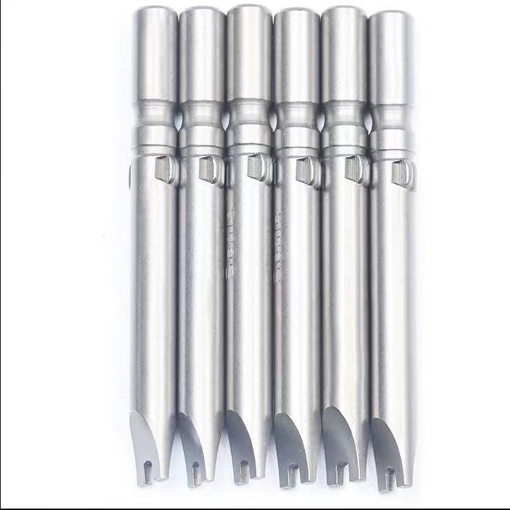 FUENTE fabricante león marino Sellos de forma especial destornillador eléctrico cabeza en forma de U destornillador eléctrico cabeza triángulo destornillador eléctrico cabeza asequible