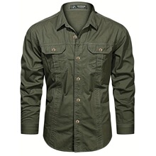 I 74546 Temu Workwear Long Sleeve Shirt ��װ������� �羳��