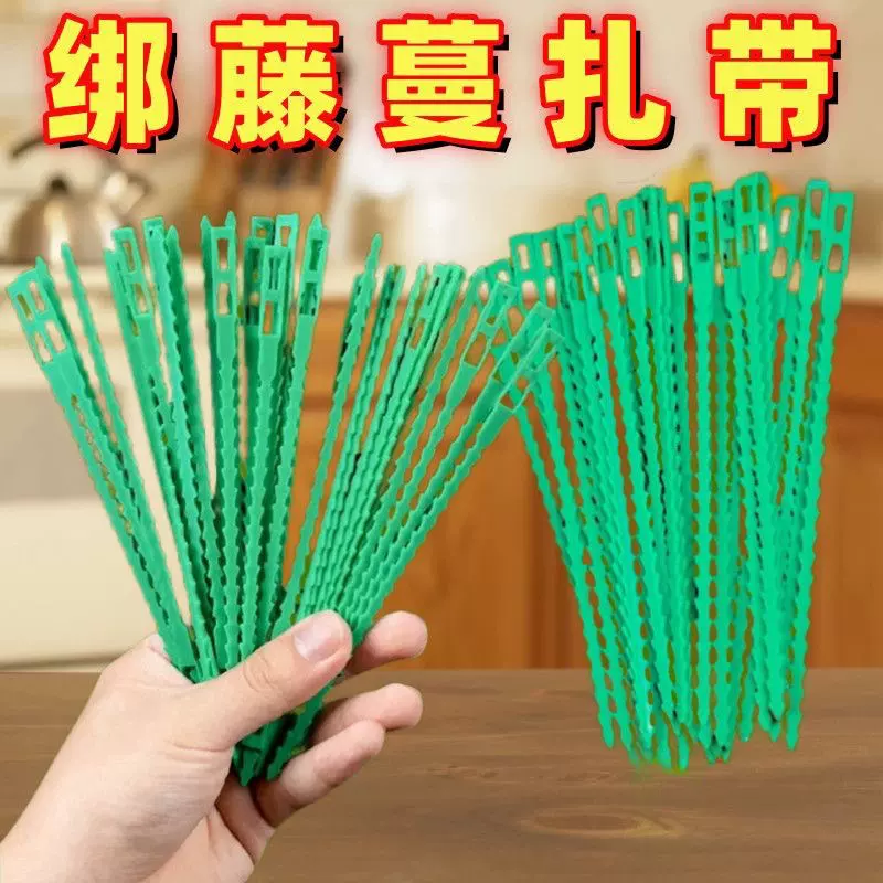 可调节鱼骨扎带捆绑线多用途园林绑树藤蔓植物固定园艺可拆卸扎线