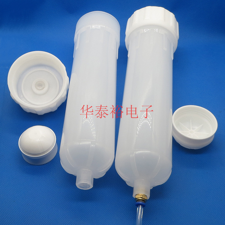 新款加厚600CC点胶针筒点胶机塑料大口径胶瓶滴胶机2分牙打胶针筒