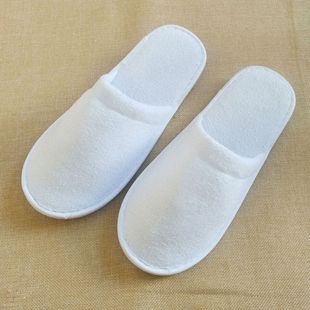 Hotel Disposable Slippers Coral Fleece Homestay Disposable Slippers Beauty Salon Slippers Disposable Household Hospitality